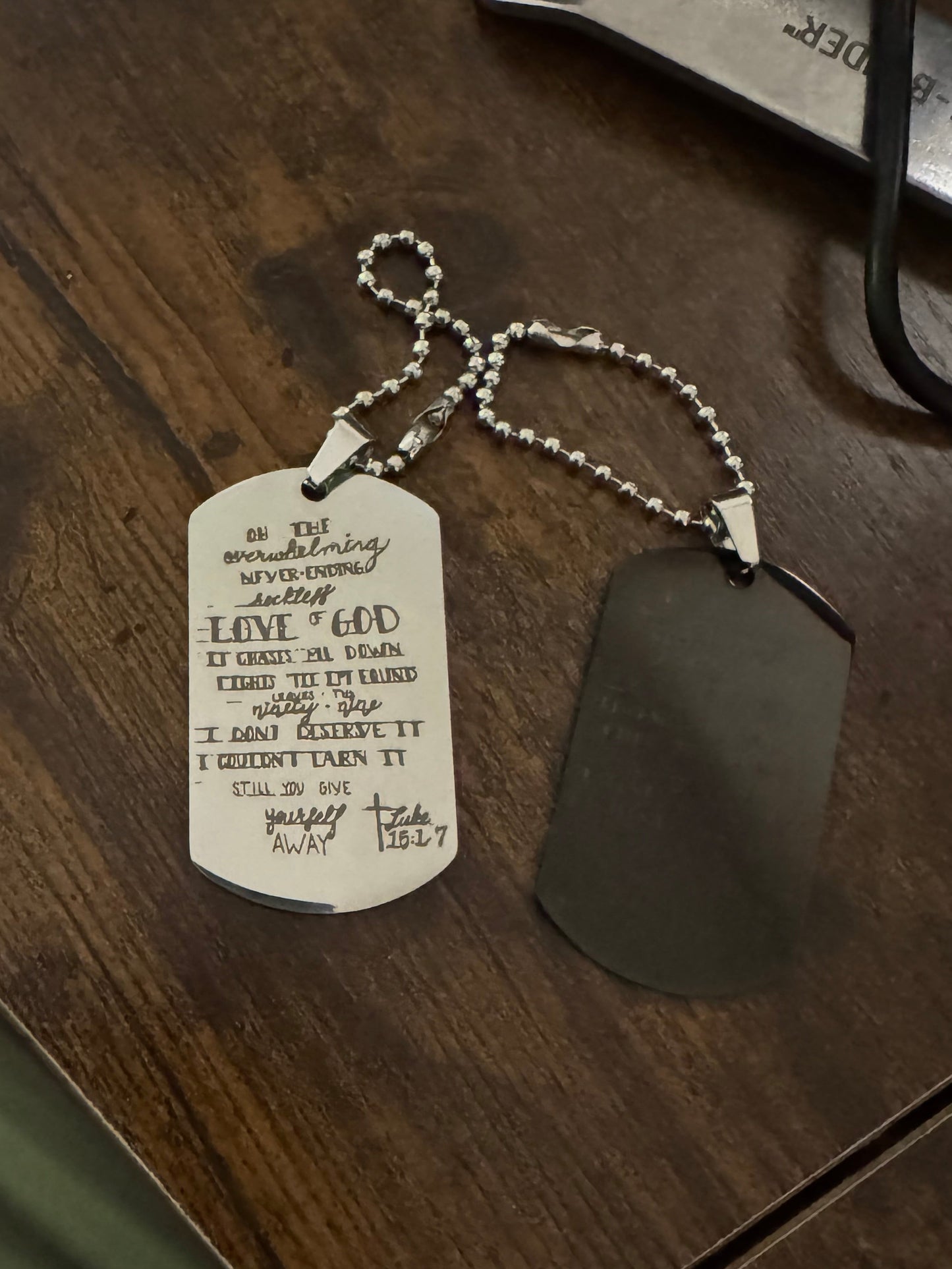 Custom Keychains and Necklaces!