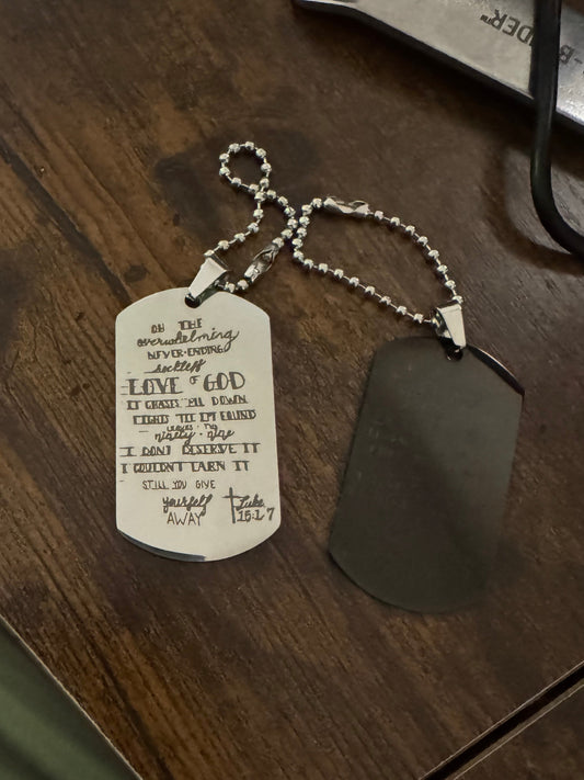 Custom Keychains and Necklaces!