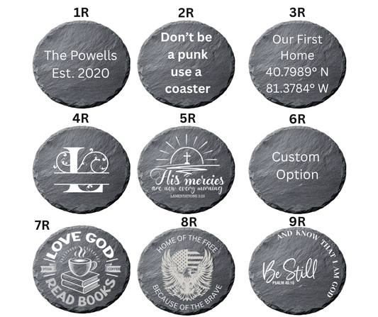 Custom Logo and Image Coasters!